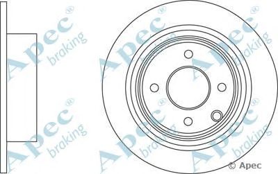 APEC BRAKING dsk2769 -  Тормозной диск